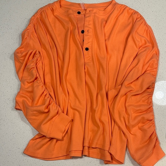 FP Movement by Free People Tops - FP Movement by Free People Flow State Layer-Thermal Top in Bright Orange 🧡